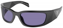 Gafas de Sol - Prada - SPR A19S - 1BO40G  MATTE BLACK // DARK VIOLET