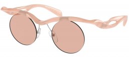 Gafas de Sol - Prada - SPR A24S - 12S0B8  OPAL PEACH // LIGHT BROWN