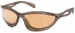 Gafas de Sol - Prada - SPR A26S - 16V10H  LODEN FROSTED // ORANGE MIRROR SILVER