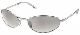 Gafas de Sol - Prada - SPR A59S - 1BC80G  SILVER // LIGHT GREEN SILVER GRADIENT