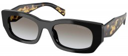 Gafas de Sol - Prada - SPR B05S - 3890A7  BLACK // GREY GRADIENT