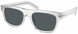 Gafas de Sol - Prada - SPR B12S - 12R07T  TRANSPARENT GREY //DARK BLUE