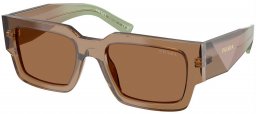 Gafas de Sol - Prada - SPR B17S - 29E90F  TRANSPARENT TERRA // BROWN