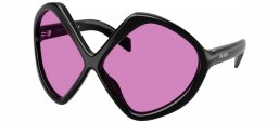 Gafas de Sol - Prada - SPR B21S - 16K30G  BLACK // PURPLE