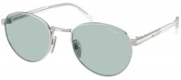 Gafas de Sol - Prada - SPR B51S - 1BC40N  STEEL // LIGHT BLUE