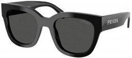 Gafas de Sol - Prada - SPR C04S - 16K08Z  BLACK // DARK GREY