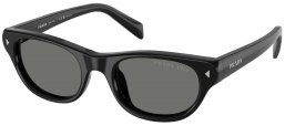 Gafas de Sol - Prada - SPR C08S - 16K90T  BLACK // DARK GREY POLARIZED