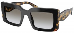 Gafas de Sol - Prada - SPR D01S - 0CD80L  BLACK HAVANA // GREY GRADIENT