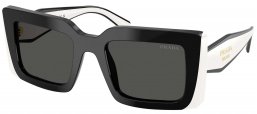 Gafas de Sol - Prada - SPR D01S - 20G08Z  BLACK // DARK GREY