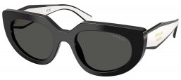 Gafas de Sol - Prada - SPR D02S - 20G08Z  BLACK // DARK GREY