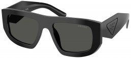 Gafas de Sol - Prada - SPR D04SU - 16K08Z  BLACK // DARK GREY