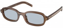 Gafas de Sol - Prada - SPR D06S - 28I30W  TRANSPARENT CLAY // BLUE
