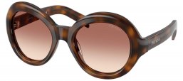 Gafas de Sol - Prada - SPR D08SU - 20D70X  HAVANA JUNIPER // LIGHT BROWN GRADIENT BURGUNDY