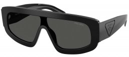 Gafas de Sol - Prada - SPR D10S - 16K08Z  BLACK // DARK GREY