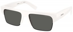 Gafas de Sol - Prada - SPR D12SU - 46120Z  WHITE // SLATE
