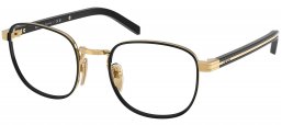 Monturas - Prada - VPR D50V - 5AK1O1  GOLD BLACK