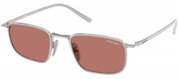 Gafas de Sol - Prada - SPR D52S - 1BC80W  SILVER // BURGUNDY