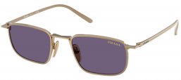 Gafas de Sol - Prada - SPR D52S - 7OE70W  BRASS // VIOLET
