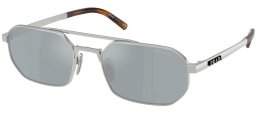 Gafas de Sol - Prada - SPR D53S - 1BC40X  SILVER // BLUE SILVER MIRROR