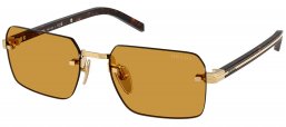 Gafas de Sol - Prada - SPR D55S - 5AK50P  GOLD // DARK HONEY