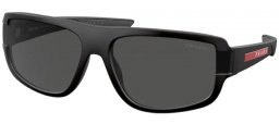 Gafas de Sol - Prada Linea Rossa - SPS 03WS - DG006F BLACK RUBBER // DARK GREY