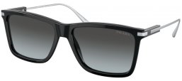 Sunglasses - Prada - SPR 01ZS - 1AB06T BLACK // DARK GREY GRADIENT