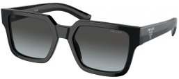 Gafas de Sol - Prada - SPR 03ZS - 1AB06T BLACK // GREY GRADIENT VINTAGE