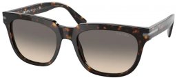 Lunettes de soleil - Prada - SPR 04YS - 2AU718 TORTOISE // CLEAR GRADIENT GREY