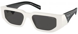 Sunglasses - Prada - SPR 09ZS - 1425S0 WHITE // DARK GREY