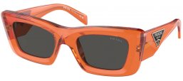 Gafas de Sol - Prada - SPR 13ZS - 10N5S0  CRYSTAL ORANGE // DARK GREY