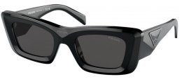 Sunglasses - Prada - SPR 13ZS - 1AB5S0 BLACK // DARK GREY