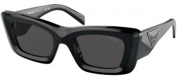 Gafas de Sol - Prada - SPR 13ZS - 1AB5S0 BLACK // DARK GREY