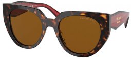 Gafas de Sol - Prada - SPR 14WS - 2AU5Y1 TORTOISE // DARK BROWN POLARIZED