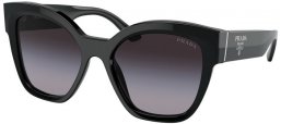 Sunglasses - Prada - SPR 17ZS - 1AB09S  BLACK // GREY GRADIENT