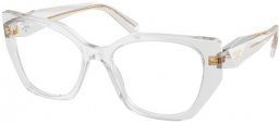 Monturas - Prada - VPR 18WV - 12R1O1  TRANSPARENT GREY