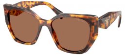 Gafas de Sol - Prada - SPR 19ZS - 14L06B  TURTLE HONEY // DARK BROWN