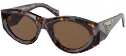 Gafas de Sol - Prada - SPR 20ZS - 2AU06B TORTOISE // DARK BROWN