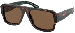 Gafas de Sol - Prada - SPR 22YS - 2AU06B HAVANA // DARK BROWN