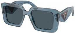 Sunglasses - Prada - SPR 23YS - 19O70B  TRANSPARENT GRAPHITE // DARK GREY