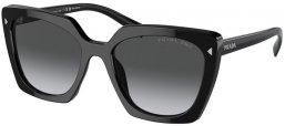 Gafas de Sol - Prada - SPR 23ZS - 1AB5W1  BLACK // GREY GRADIENT POLARIZED