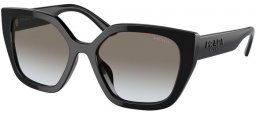 Gafas de Sol - Prada - SPR 24XS - 1AB0A7  BLACK // GREY GRADIENT