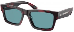 Gafas de Sol - Prada - SPR 25ZS - 18I04D  PURPLE TORTOISE // GREEN POLARIZED