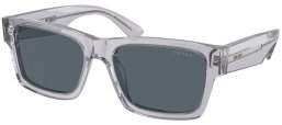 Sunglasses - Prada - SPR 25ZS - U430A9  CRYSTAL GREY // BLUE
