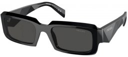 Sunglasses - Prada - SPR 27ZS - 16K08Z  BLACK // DARK GREY