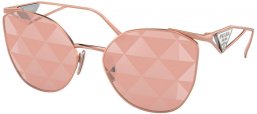 Lunettes de soleil - Prada - SPR 50ZS - SVF05T ROSE GOLD // PINK MIRROR DECORED