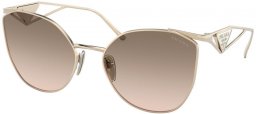 Gafas de Sol - Prada - SPR 50ZS - ZVN3D0 LIGHT GOLD // BROWN GRADIENT GREY