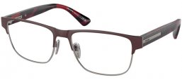 Monturas - Prada - VPR 57ZV - 12G1O1  MATTE RED BROWN