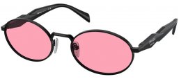 Sunglasses - Prada - SPR 65ZS - 1AB03Z  BLACK // FUCHSIA
