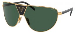 Sunglasses - Prada - SPR 69ZS - 5AK05V  GOLD // GREEN