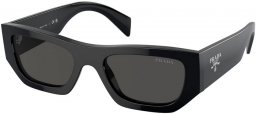 Sunglasses - Prada - SPR A01S - 16K08Z  BLACK // DARK GREY